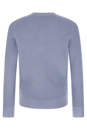 Argyle pattern sweater BLUE