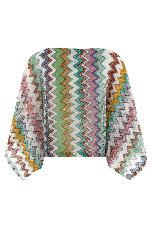 Zigzag top Multicolor