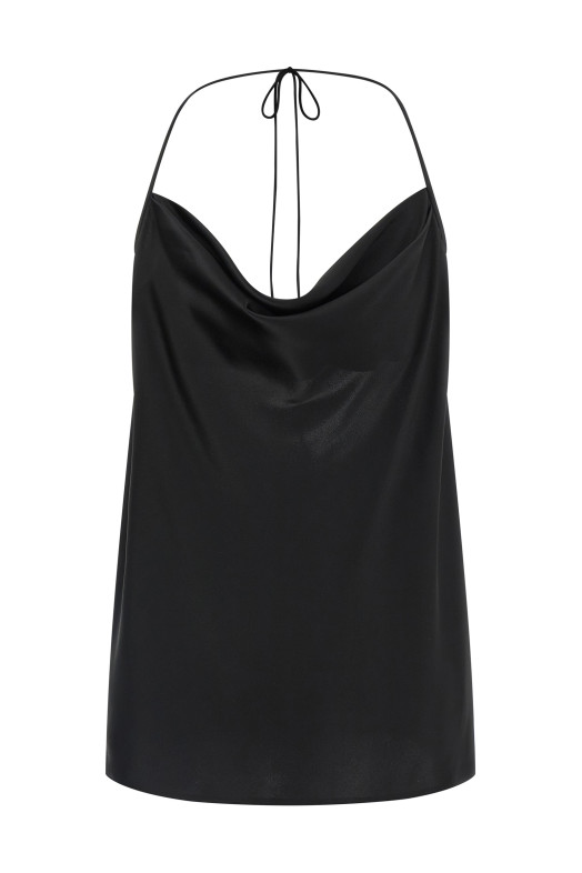 Silk top Black