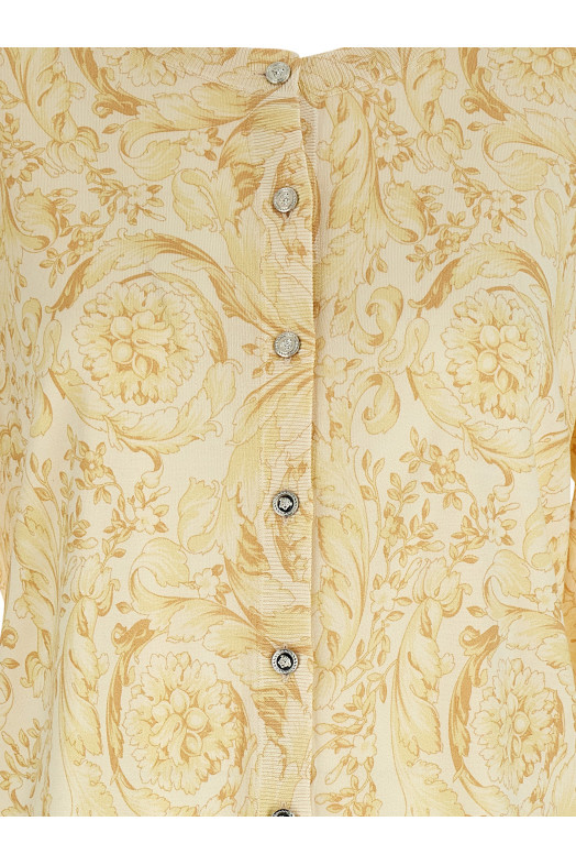 'Barocco 92' cardigan Yellow