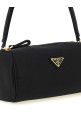 Triangle logo shoulder bag Black