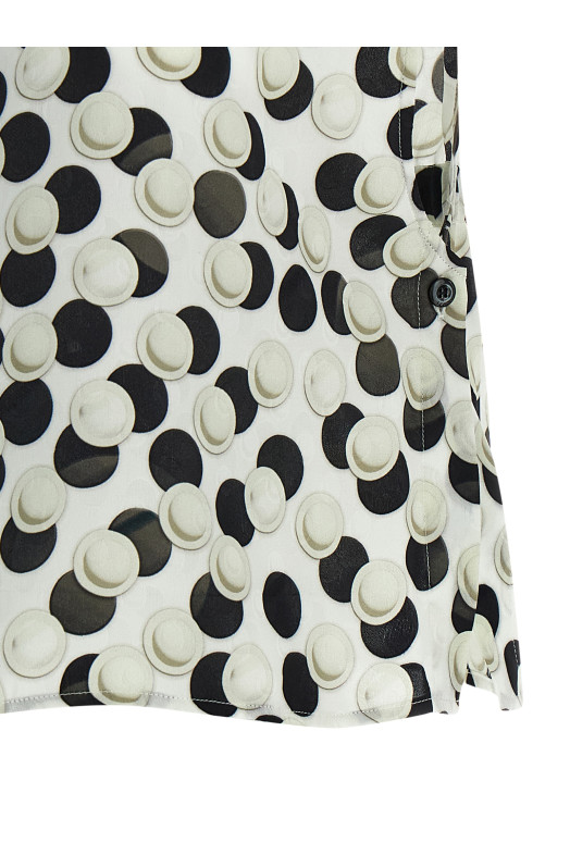 Polka dot crop top Multicolor