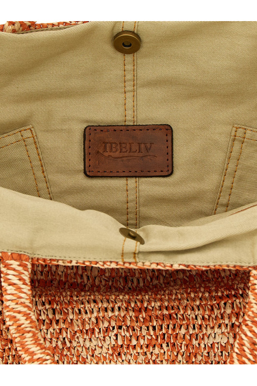 'Vanilla' shopping bag orange