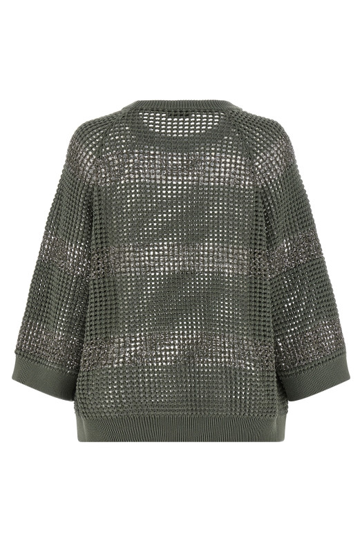 'Dazzling Stripes' sweater Green