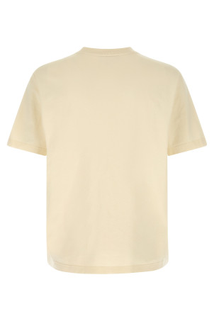 'Double Fox Head' T-shirt Beige