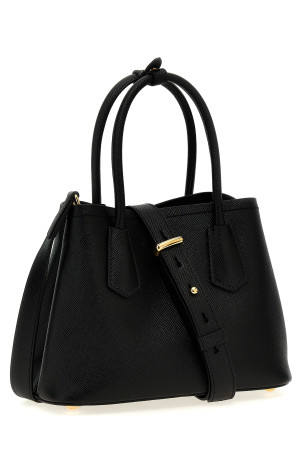 'Prada Double' mini handbag Black
