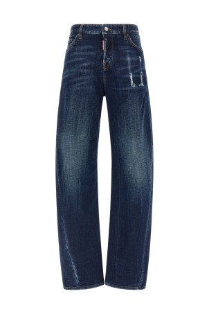 'Loose twist Jeans' jeans Blue