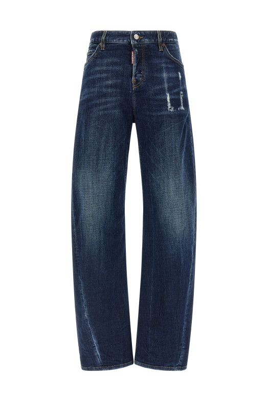 'Loose twist Jeans' jeans Blue