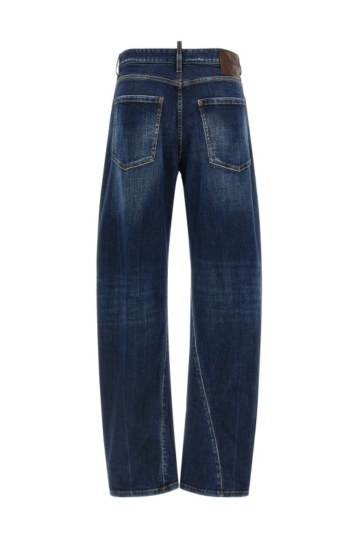 'Loose twist Jeans' jeans Blue