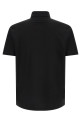 Piqué cotton polo shirt Black