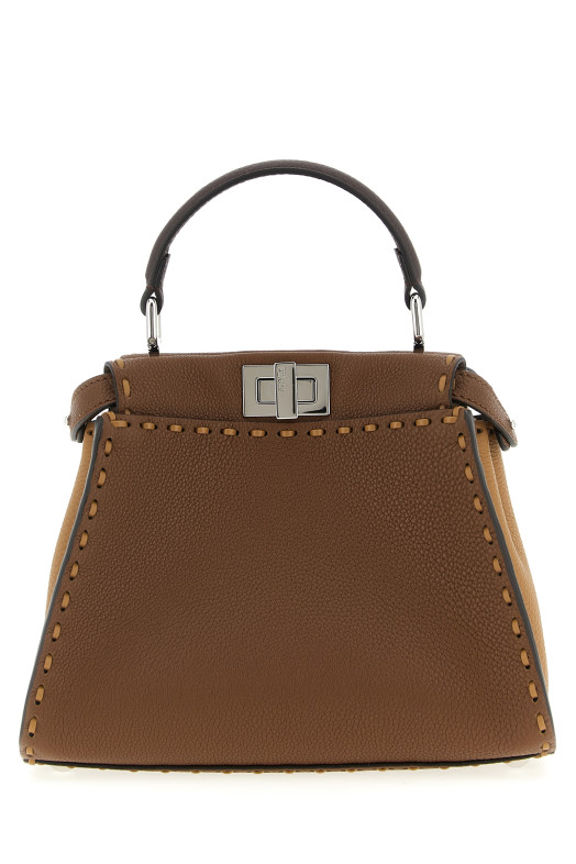 'Peekaboo Selleria' mini handbag Brown