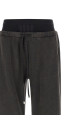 Faded American fleece joggers Black