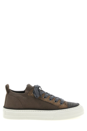 Monile knit sneakers Brown