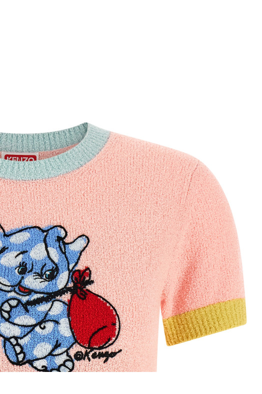 'KENZO Cartoon' top Pink