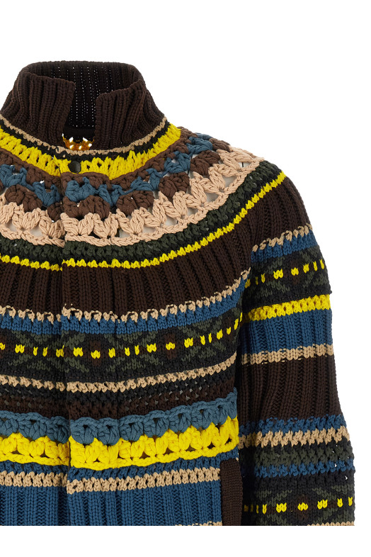 'Knit' cardigan Brown