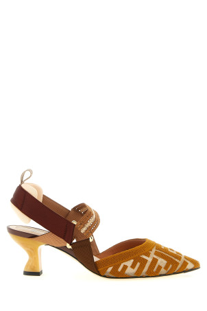 'Colibrì' slingback Brown