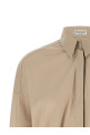 'Shiny Trim' shirt Beige