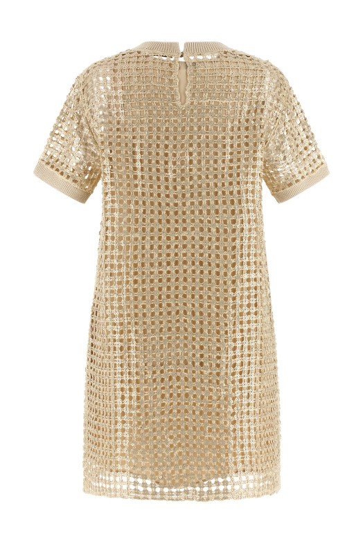 Dazzling knit dress Yellow