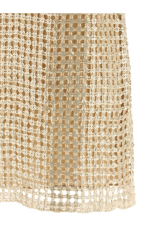 Dazzling knit dress Yellow