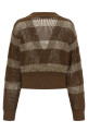 ‘Dazzling Stripes’ cardigan Brown