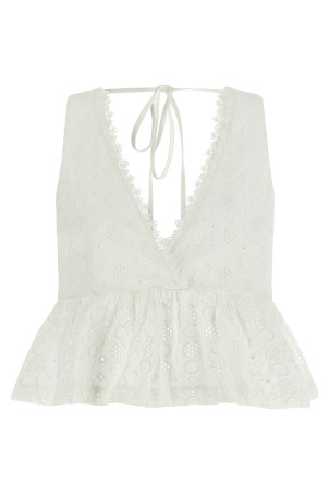 'Kiersten' top White