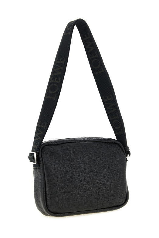 'Messenger Pebble' medium shoulder bag Black