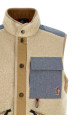 Teddy & Chambray vest  Multicolor