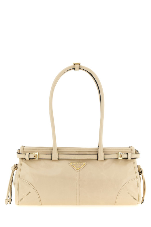 'Prada Bonnie' medium handbag Beige