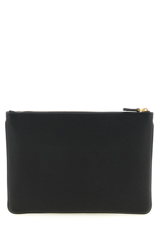 Valentino Garavani Vlogo medium clutch bag Black