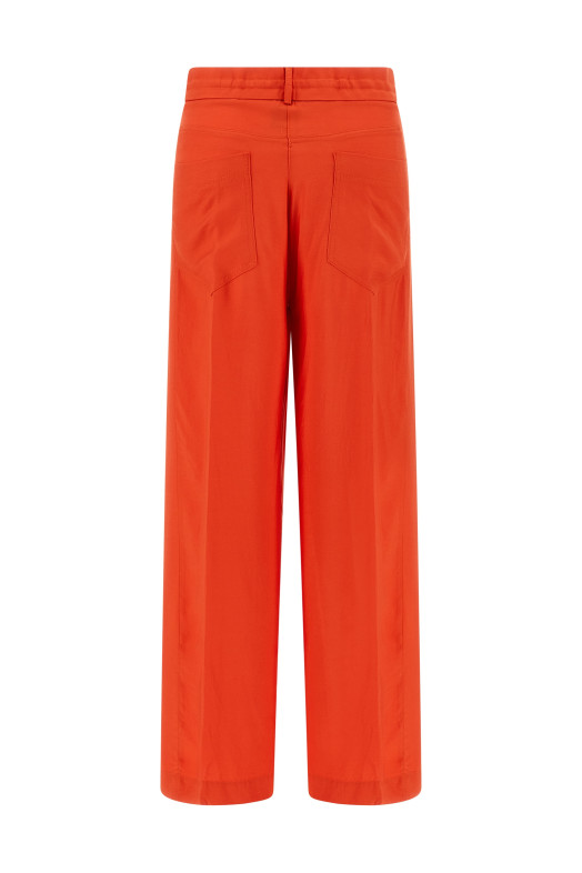 Viscose pants orange
