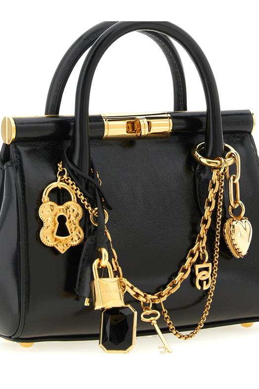 'Marlene mini' handbag with charms Multicolor