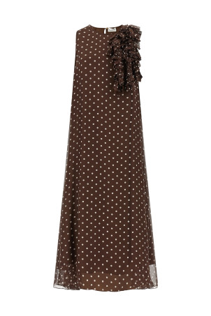 'Pallina' dress Brown