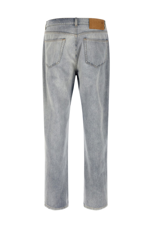 Used effect jeans BLUE