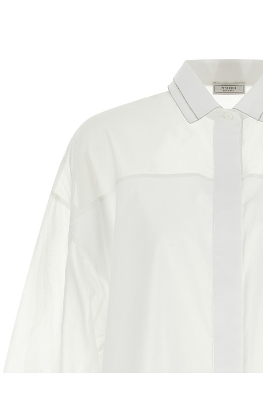 Organza shirt White