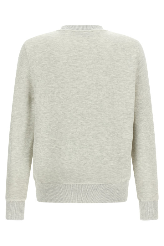 Logo embroidery sweatshirt Gray