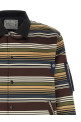 'Horizontal Stripe' blouson Brown