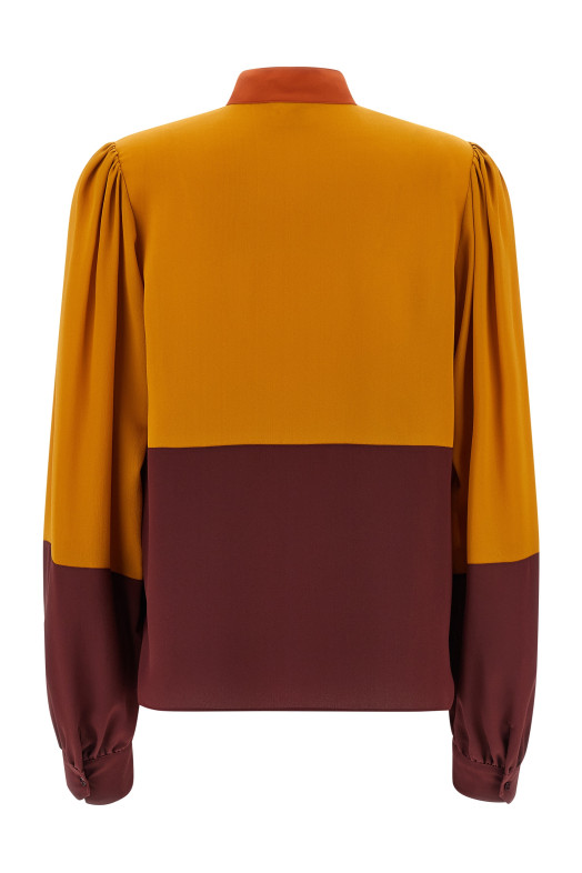 Color-block blouse Multicolor