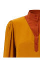 Color-block blouse Multicolor