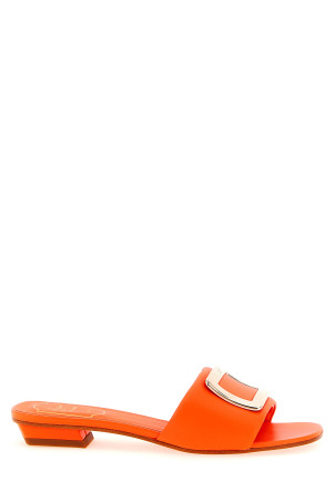 'Belle Vivier' slides orange