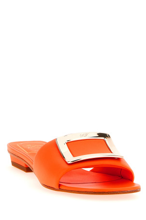 'Belle Vivier' slides orange