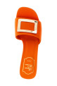 'Belle Vivier' slides orange