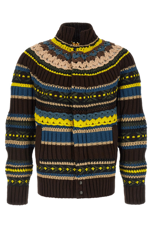 'Knit' cardigan Brown