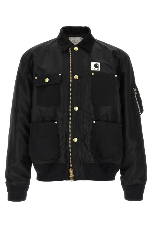 Sacai x Carhartt WIP 'Duck' jacket Black
