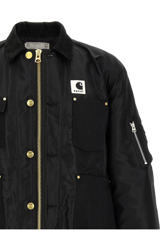 Sacai x Carhartt WIP 'Duck' jacket Black