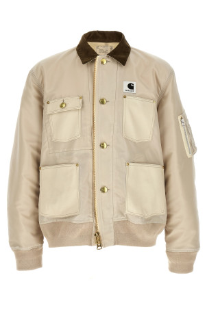 Sacai x Carhartt WIP 'Duck' jacket Beige