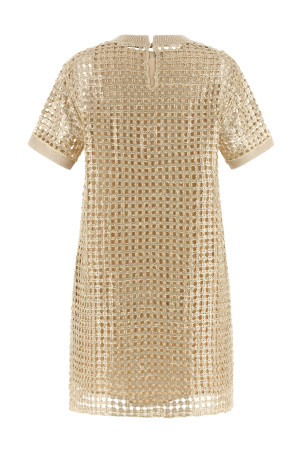 Dazzling knit dress Yellow