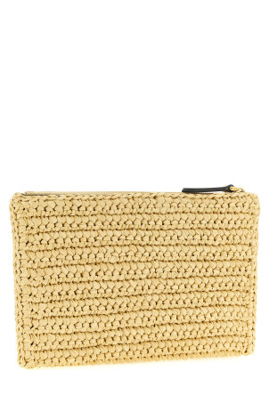 ValentinoGaravani 'VivaSuperstar Crochet' clutch bag Beige