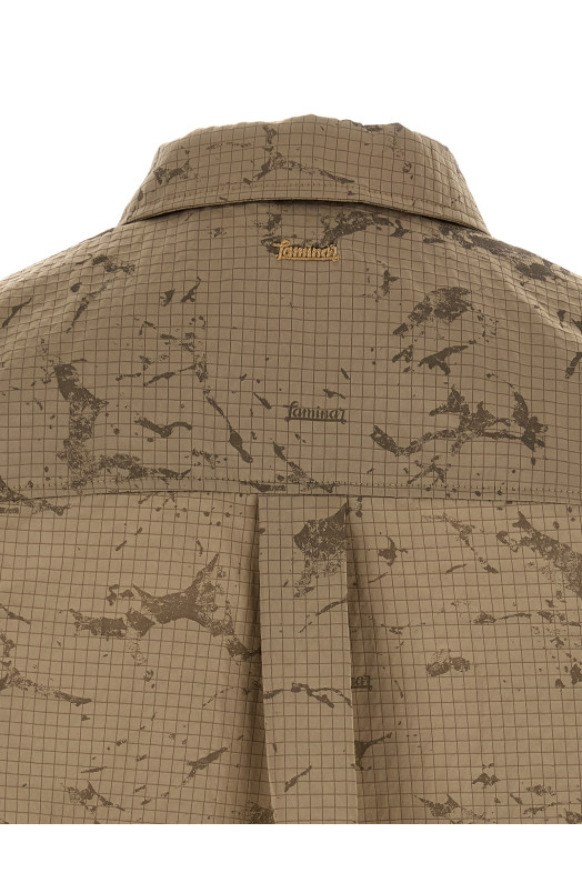 Ripstop overshirt Beige