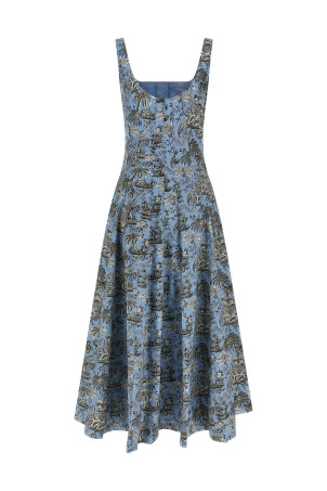 'Wells' dress BLUE