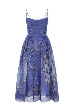 'Rebellion Mermaid Picnic' dress Blue